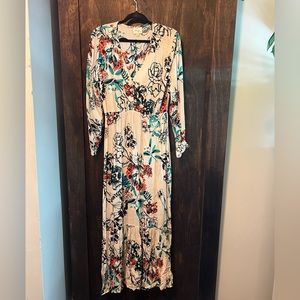 Long Floral Dress Size M